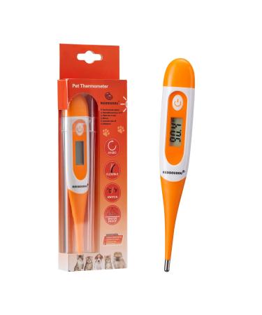 Digital Pet Thermometer (Termometro) for Accurate Fever Detection, Suitable for Cats/Dogs/Horse/ Veterinarian, Waterproof Pet Thermometer, Fast and Accurate Measurements in 20 Seconds
