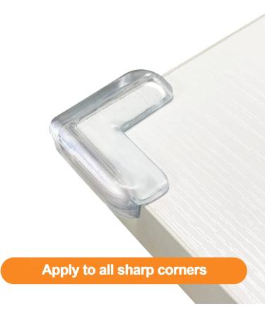 8 Pack L Shape Corner Guards - Baby Proof Furniture Safety Bumpers - Buy Online on GoSupps.com