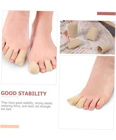 PLAFOPE 2pcs Toe Scuffs Silicone Toe Protectors Silicone Gel Elasto Gel Elastic Toe Sleeve Finger Tube Sleeves Toe Tubes Sleeves Silicone Toe Cap Toe Protective Sleeves Elastic Toe Covers As Shown 2.7x4cm - Buy Online on GoSupps.com