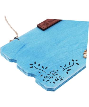 ABOOFAN Blank Hanging Wood Plaque Sign Halloween Body Parts Door Plaque House Number Wooden The Sign medium Blue - Buy Online on GoSupps.com