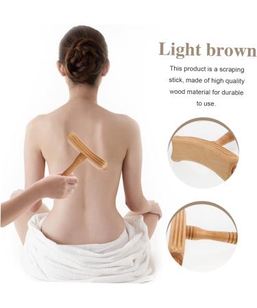 NOLITOY Natural Body Roller | Scraping Stick & Massage Tool | Beech Wood Back Massager for Trigger Points & Spa Therapy - Buy Online on GoSupps.com