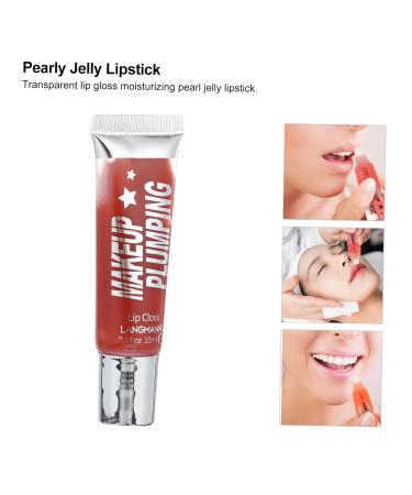 Buy Hemoton 8pcs Pearl Jelly Lipstick | Transparent Lip Gloss & Moisturizing Lip Oil Set - International Shipping - Buy Online on GoSupps.com