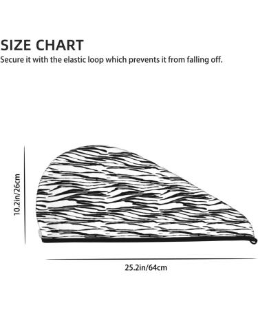 Super Absorbent Microfiber Hair Towel Wrap for Women | Wavy Lines & Stripes | Quick Dry Coral Velvet for Long Curly & Thick Hair - Buy Online on GoSupps.com