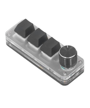 3-key Keyboard Widely Used ABS Multi-function Programmable Mini Keyboard Blue Switch with Button for Games - Buy Online on GoSupps.com