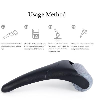 Ice Facial Roller | Puffiness Relief & Skin Care | Face Massager for Men & Women | Reduce Pain & Wrinkles | Perfect Self Care Gift - Buy Online on GoSupps.com