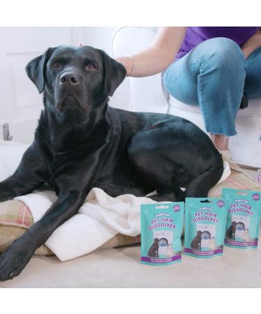 Vamoosh Pet Hair Dissolver 3 x 100g - Pet Hair Remover for Washing Machines - Buy Online on GoSupps.com