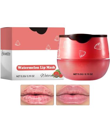 Watermelon Lip Masque Tinted Moisturizing Balm - Tinted Lip Balm Watermelon Lip Masque Overnight Lip Balm for Dry Chapped Peeling Cracked Lips - Buy Online on GoSupps.com
