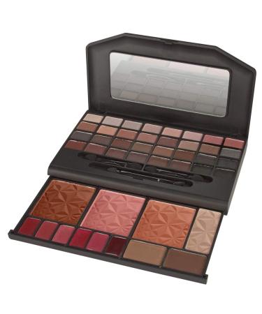Buy Boulevard de Beaut Makeup Highlight Set - 47-Piece Travel Kit with Nude Tones Eyeshadows & Lip Glosses Perfect On-the-Go Beauty Palette - Buy Online on GoSupps.com