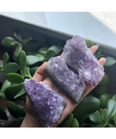 Home Natural Crystal Cluster Amethyst Geode Semi-Precious Stone Cluster Decoration Ornaments (Size : 150-200g) - Buy Online on GoSupps.com