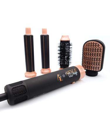 Skin Research Institute (SRI) StyleWrap 4-in-1 Dryer Brush Powerful Frizz-Free Drying 2 Billion Negative Ions Four Attachments for All Hair Types