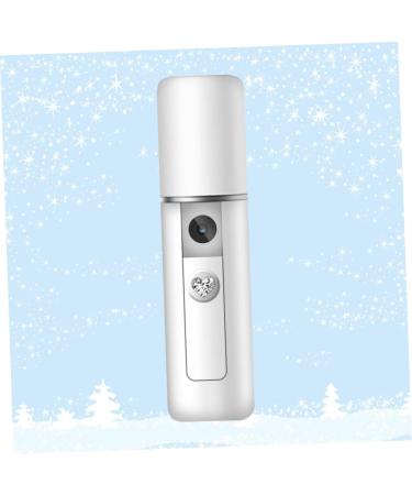 1pc Rechargeable Facial Sprayer Usb Mini Face Spray Device Steamer Spray Meter Humidifier Handheld 11.5*3cm White - Buy Online on GoSupps.com