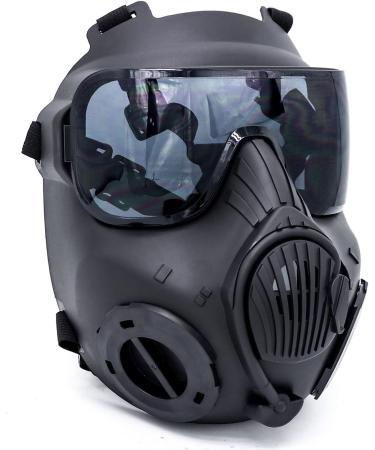 M50 Airsoft Mask Tactical Full Face Eye Protection Goggles Skull - Black - Buy Online on GoSupps.com