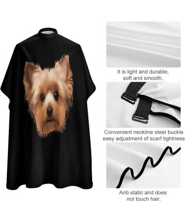 Yorkshire Terrier Mini Haircut Cape | Cute Water-Resistant Dog Salon Gown for Men & Women - Buy Online on GoSupps.com