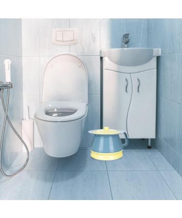 Chamber Pot Potty Urinals with Lid Portable Elderly Bedpan Toilet Urine Bucket for Disabled Women Men Patient Indoor Outdoor Home Travel Assorted Color - Buy Online on GoSupps.com