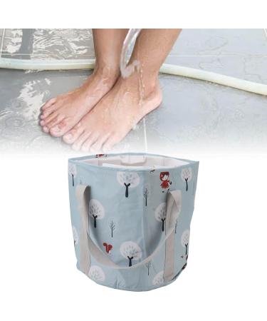 Bassin de Bain de Pieds Pliable Baignoire de Trempage Portable Isol e avec Poign e Seau D'eau Portable pour Voyage Camping Lavage (Petit arbre bleu) - Buy Online on GoSupps.com