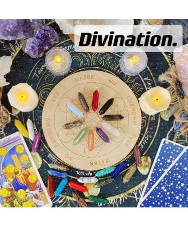 Xiannvxi 30pc Natural Healing Crystals & Gemstones Set - Chakra Magic Wand Reiki Points & Spiritual Gift - Buy Online on GoSupps.com