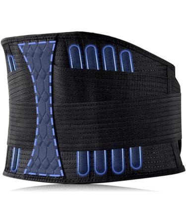 Oakye Orthopedic Lumbar Support Belt for Men & Women - Breathable Lower Back Pain Relief for Herniated Disc & Sciatica - Available in Black L - Buy Online on GoSupps.com