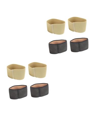 Hemoton 4 Pairs Ankle Brace Ankle Wraps Brace Ankle Wraps Support Plantar Braces Supports Sport Accessories Ankle Covers Retainer Men and Women Care Latex