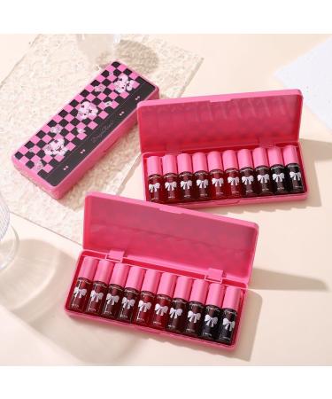 10 Colors Lip Tint | Moisturizing Tinted Lip Stain & Liquid Lipstick | Long Lasting Multi-Use Makeup - Buy Online on GoSupps.com