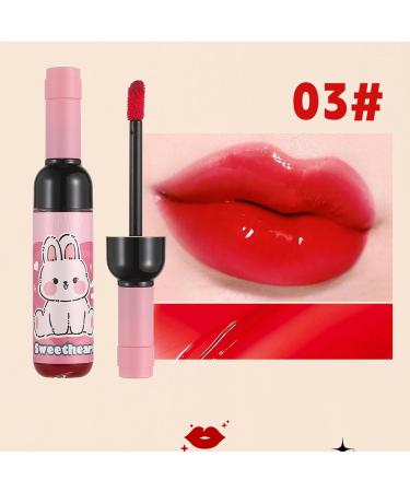 Lip stains lip pencil coloring | 3-color pigmented lip stain set wine bottle shape long-lasting daily makeup for women girls mothers or little ones - Buy Online on GoSupps.com