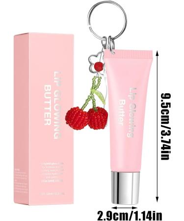 Nourishing Lip Butter Balm with Tinted Keychain 10ml | Long-Lasting Lip Gloss for Girls Girlfriend Wife Everyday Use Travel Summer Winter Birthday - Buy Online on GoSupps.com