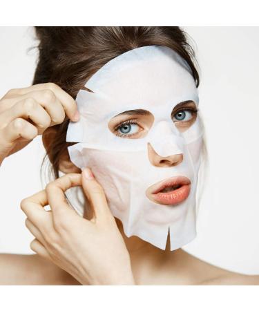 Linea Soft Viscose Fleece Facial Mask Set - 5 Moisture Masks with Hyaluronic Acid - Anti-Aging - Made in Germany - Direct from Manufacturer - Buy Online on GoSupps.com