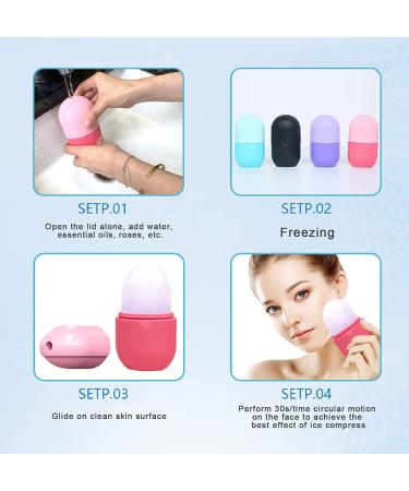 Facial Ice Roller for Face and Eye | Beauty Tool for Contouring, Skin Repair, and Pore Shrinking | Pink Ice Sphere for Brightening Skin - Buy Online on GoSupps.com
