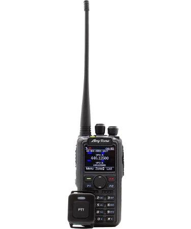 AnyTone AT-D878UVII Plus 7W VHF 6W UHF DMR/Analog Radio with Free $97 Training Course & Bluetooth PTT - Buy Online on GoSupps.com