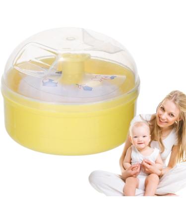 Dusting Powder Puff Toddler Powder Puff | Dusting Powder Applicator and Container | Cosmetic Powder Puff for Body Diaper Powder - Buy Online on GoSupps.com