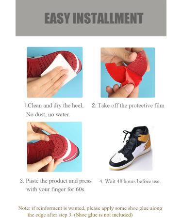 Buy Upgraded Sole Protector for Sneakers - Strong Self-Adhesive Non-Slip Heel Repair Plates for Men & Women (Black 9.5-10.5 - Buy Online on GoSupps.com