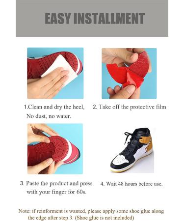 Sole Protector: Strong Self-Adhesive Shoe Heel Repair Plates - Non-Slip Heel Pad for Men and Women - Upgraded Version - 9.5-10.5 - Buy Online on GoSupps.com