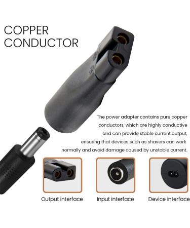 Shaver Charger 1M USB Charger Cord Replacement 1m USB To 5521 Shaver Charger Cable Shaver Power Adapter with 6 Charging Cord Heads and 1 Pc USB To 5521 Adapter for Electric Hair Clippers Razors - Buy Online on GoSupps.com