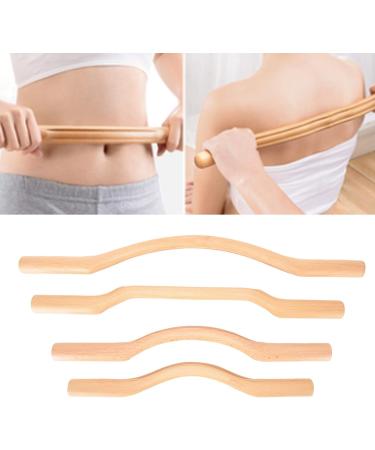 Verdant Touch Wooden Scraper Gua Sha Tool | Wood Massage Stick for Back Neck Shoulders & Legs - International Shipping Available - Buy Online on GoSupps.com