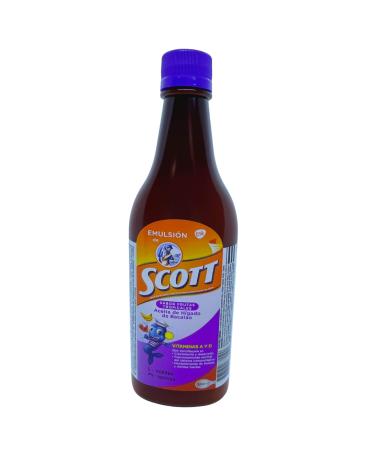 Emulsion de Scott Frutas Tropicales (tropical fruit) (360 ml) 12 Fl Oz (Pack of 1)