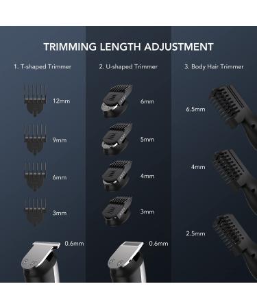 OPOVE Electric Beard Trimmer for Men - All-in-1 Grooming Kit | Manscape Body, Nose Trimmer - Cordless Clippers with Waterproof Design | 115min Runtime - Buy Online on GoSupps.com