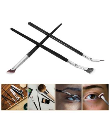 Buy 3Pcs Eyelash Brushes Set | Angled Fan Flat Fan & Eyeliner Brush for Perfect Makeup | International Shipping Available - Buy Online on GoSupps.com