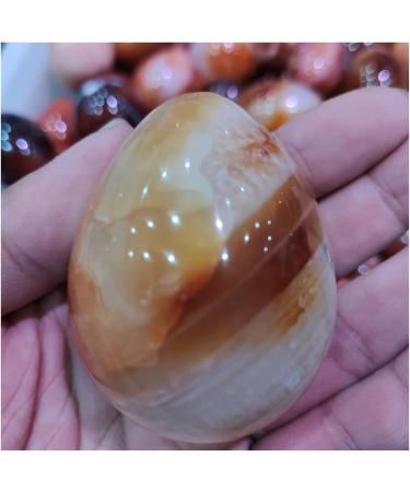 Crystal 1pc Stones 45mm Carnelian Agate Stones Orange Red Natural Sparkling Crystal Stone - Buy Online on GoSupps.com