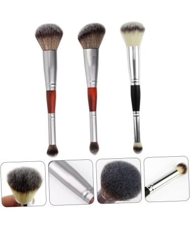 Baluue 3pcs Double-ended Makeup Brush Female Makeup Tool Highlight Woman Eyeshadow Brush Artificial Fiber - Buy Online on GoSupps.com