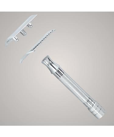 Merkur 15C Razor Plane | Classic Chrome Open Comb | Ideal for Wet Shaving | Made in Germany - Buy Online on GoSupps.com