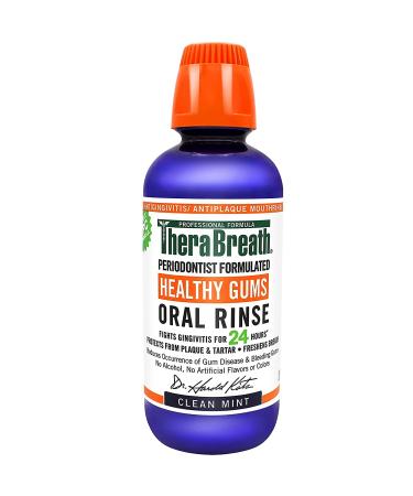TheraBreath Fresh Breath Oral Rinse Invigorating Icy Mint Flavor 16 fl oz (473 ml)