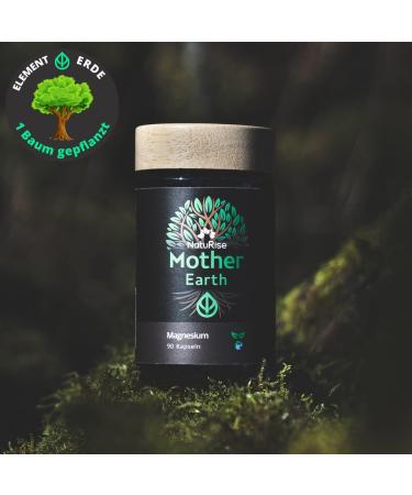  Naturise NatuRise 90-Capsule Magnesium Supplement - High Strength - 668 mg (400 mg elemental magnesium) - Lab Tested - Vegan & Natural - Additive Free - UV Glass - Made in - Buy Online on GoSupps.com