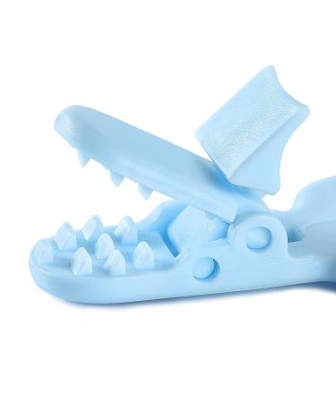 Buy LittleForBig Adult Pacifier Clip Set - 3 Blue Elephant Paci Clips for Adults | International Shipping Available - Buy Online on GoSupps.com