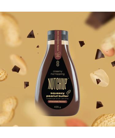 Nutchup | Creamy Peanut Butter in a Squeeze Bottle | Delicious Topping for Pancakes Waffles Ice Cream & More | 435g Chocolate Delight - Shop Now! - Buy Online on GoSupps.com
