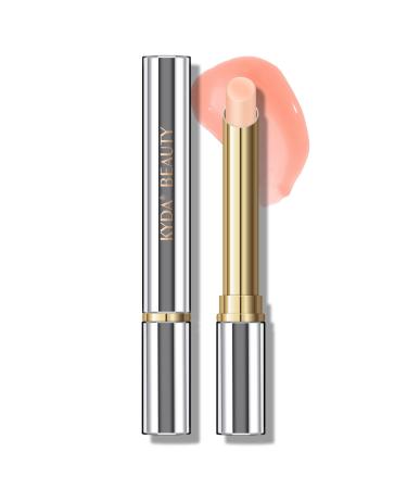 KYDA Tinted Lip Balm Hydrating Sheer Formula Lip Balm Natural Glossy Finish Lasting Moisturizing Lip Care Balm for Dry Lips Peach Candy
