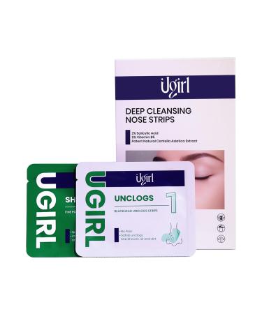 Blackhead Remover Strip 5 Pairs with Instant Pore Unclogging Non-Comedogenic Use Nose Strips Blackhead Remover Nose Pore Patches Nose Pores Remover