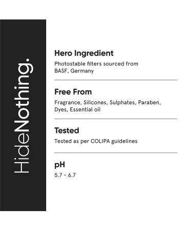 Minimalist Cream Sunscreen SPF 50 - Lightweight No White Cast Broad Spectrum PA ++++ | Acne Safe with Multi-Vitamins | Unisex 50g - Shop Internationally - Buy Online on GoSupps.com