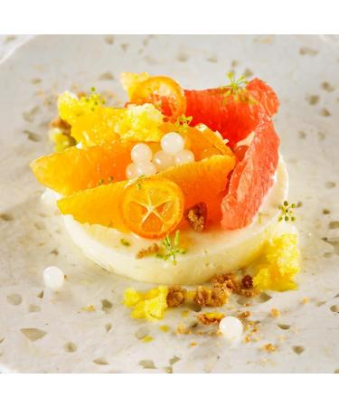 Lemon Gourmet Pearls for Dressing or Decoration Pot 50g Spheres of lemon juice in their liquid interior explode in your mouth - Buy Online on GoSupps.com