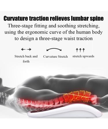 RK XKJ Electrical Lumbar Vertebrae Massage Device - Air Pressure Decompression TENS Pulse 15 Gear Settings 3-Speed Temperature Control for Lumbar Spine Relief - Buy Internationally - Buy Online on GoSupps.com