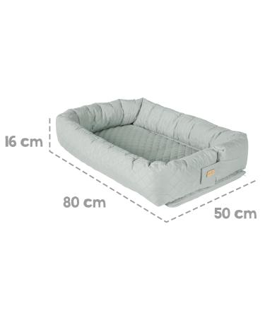 Buy Roba Babylounge 3 in 1 - Frosty Green Changing Mat & Bed Snake | International Shipping Available - Buy Online on GoSupps.com