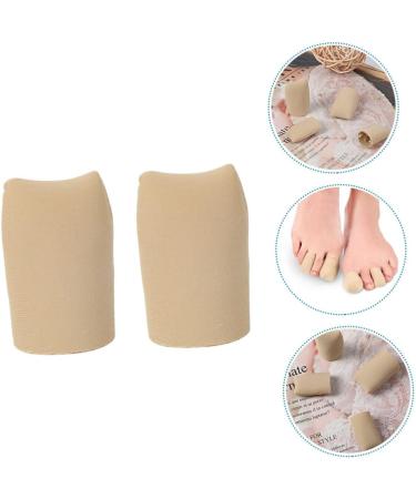 4 Pcs FRCOLOR Silicone Gel Toe Sleeves - Elastic Toe Covers for Toe Protection - Breathable and Split Toe Design - Buy Online on GoSupps.com